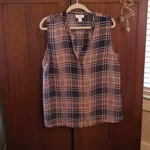 Loft XL sleeveless blouse